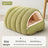 Warm enclosed pet nest and sleeping bag bed, photo 7 of 17