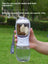 2-in-1 Portable Pet Water Bottle and Food Container for Walks, Leak-Proof Design