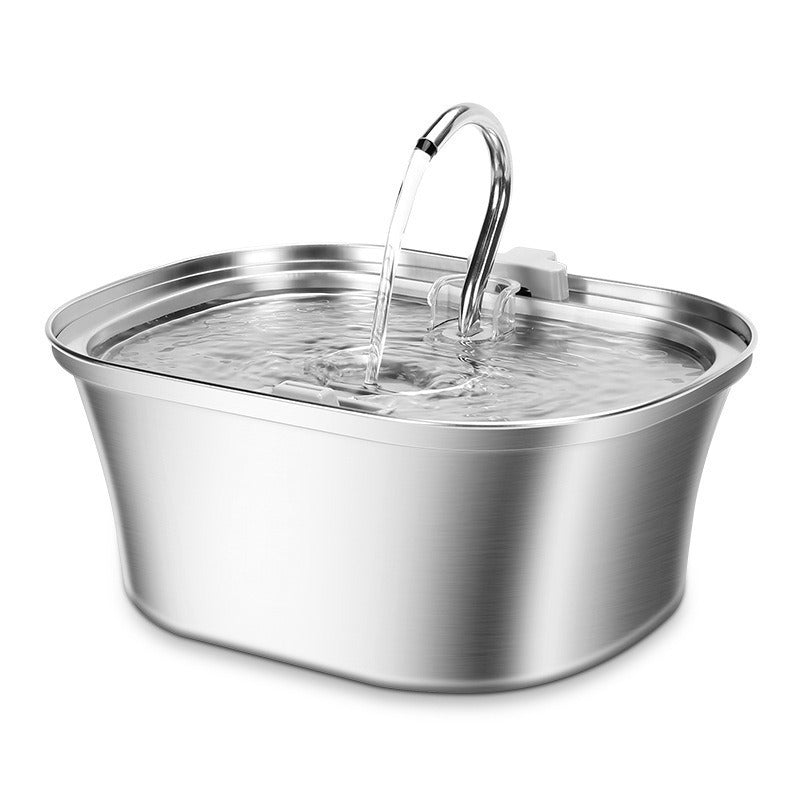 Stainless Steel Pet Water Fountain with Filter