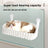 Double sided cat window hammock with suction cups and plush cushion, view 3 of 9