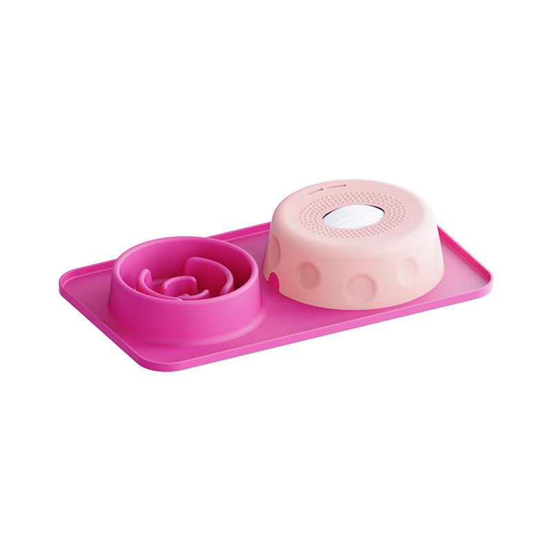 Pet Slow Feeder Licking Bowl with Non-Slip Base