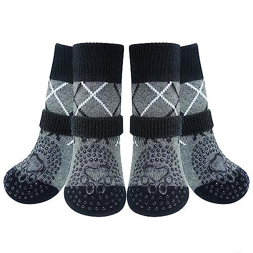 Reversible non slip dog socks, available in 3 colours, image 6