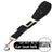 Adjustable dog car seat belt lead in red with clip