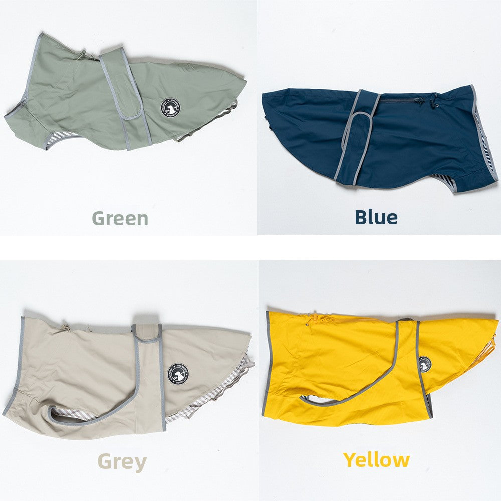Waterproof windproof dog raincoat, available in 4 colours, image 3