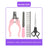 Pet Hair Clipper Grooming Kit with Steel Comb and Scissors