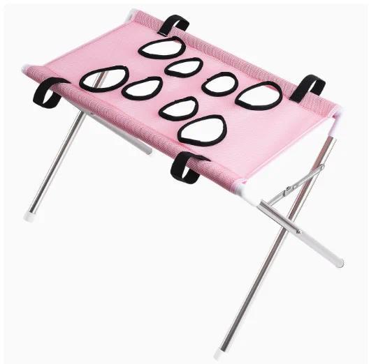 Detachable stainless steel pet grooming table with nail clipping restraint, photo 8 of 8