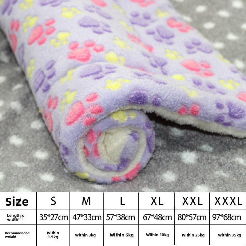 Thick soft pet blanket mat for dogs and cats, printed design, view 92 of 95