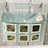 Hanging fabric hay feeder bag for rabbits and guinea pigs, view 9