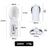 Portable Pet Travel Water Bottle with Food Container