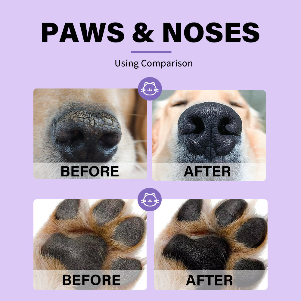 Moisturising Pet Paw Balm for Winter, Blueberry or Coconut