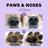 Moisturising Pet Paw Balm for Winter, Blueberry or Coconut
