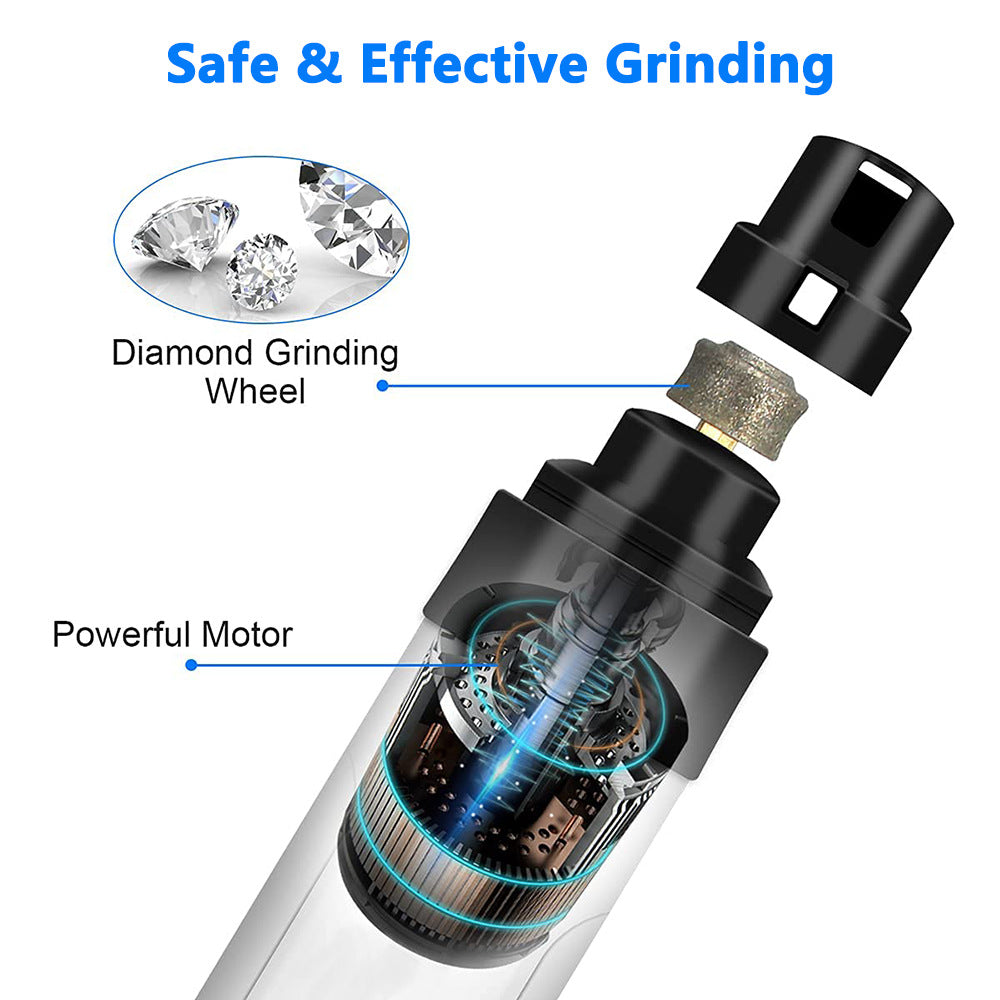 Dual-Speed Nail Grinder with Diamond Head for Dogs and Small Pets