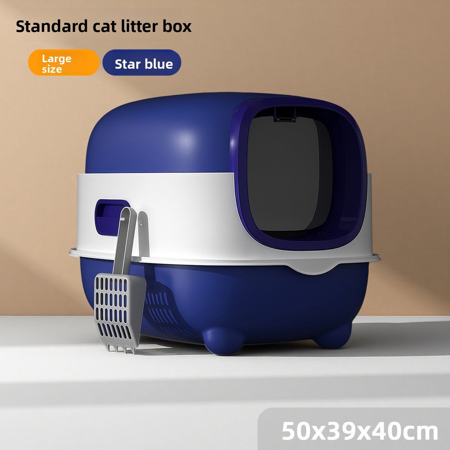 Enclosed Cat Litter Box with UV Light and Odour Control