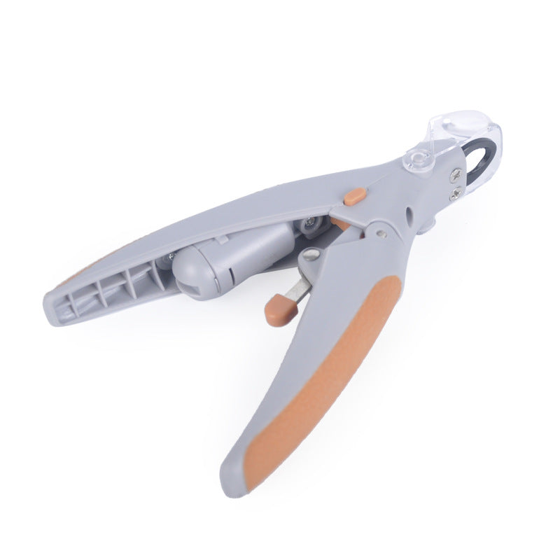 LED Pet Nail Clippers with Protective Guard for Cats and Dogs
