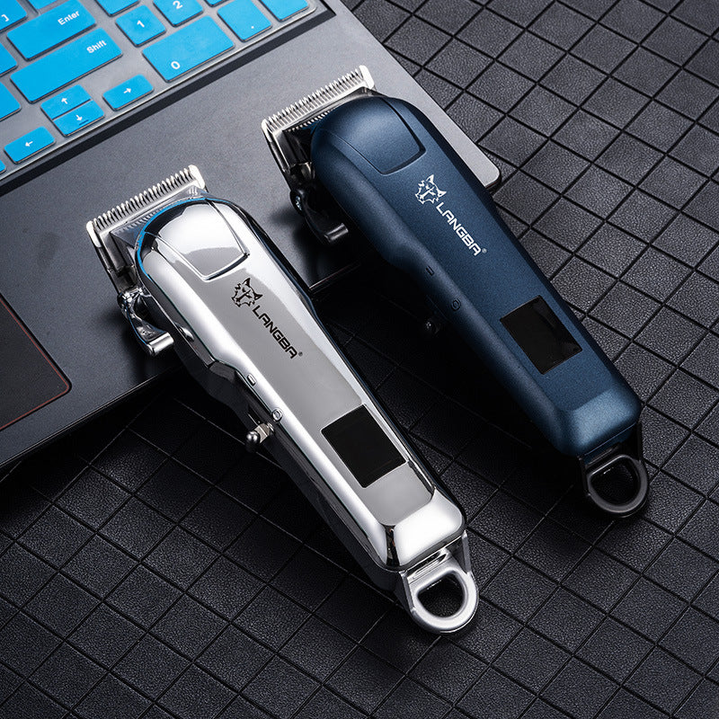 USB Pet Hair Trimmer with LCD Battery Display for Dogs and Cats