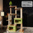 Pine green multi-level cat climbing tower with sleeping pods, photo 7