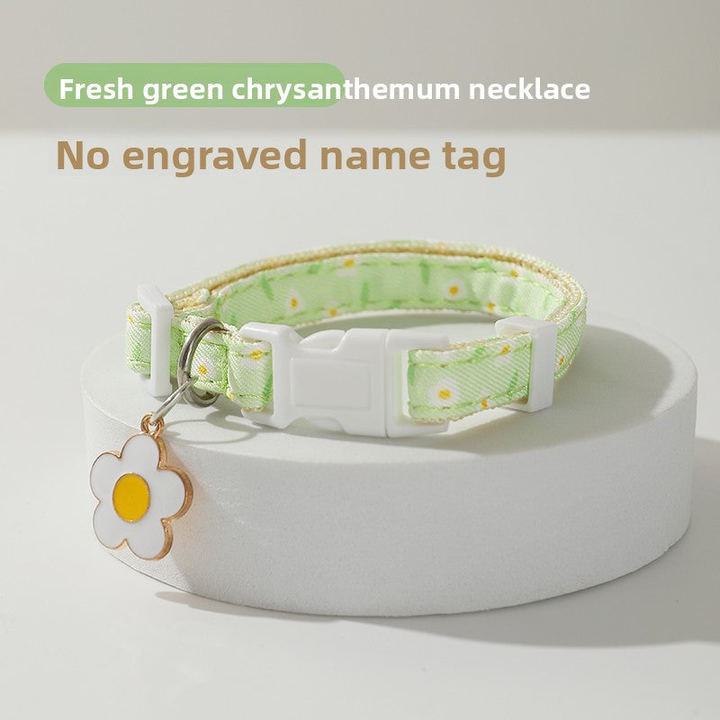 Breakaway cat collar with bell in fresh yellow, product image 15