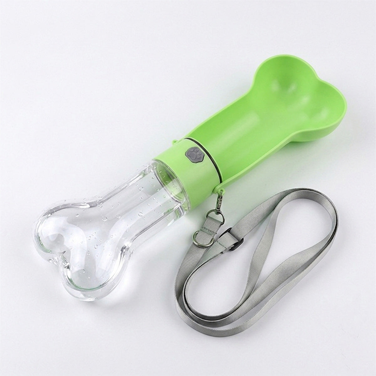 Flip-Top Foldable Plastic Pet Water Bottle with Secure Seal in Eight Colours for Walks