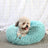 Round Plush Pet Bed Donut Cat Dog Nest Mat