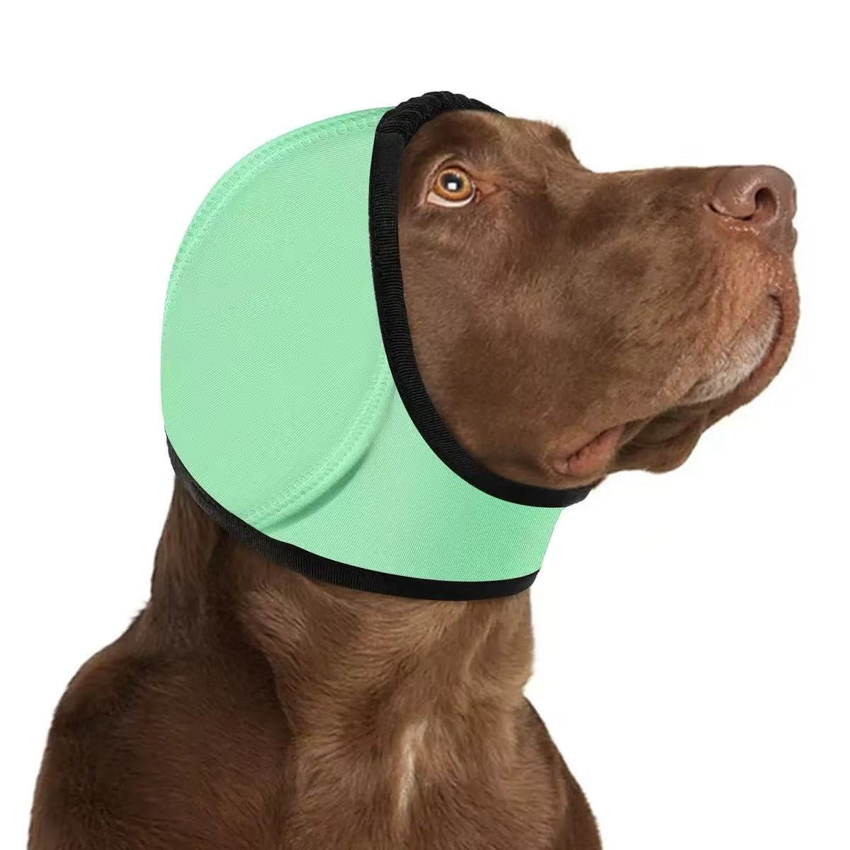 Calming Dog Hood, Neoprene Ear Wrap for Grooming and Noise Anxiety