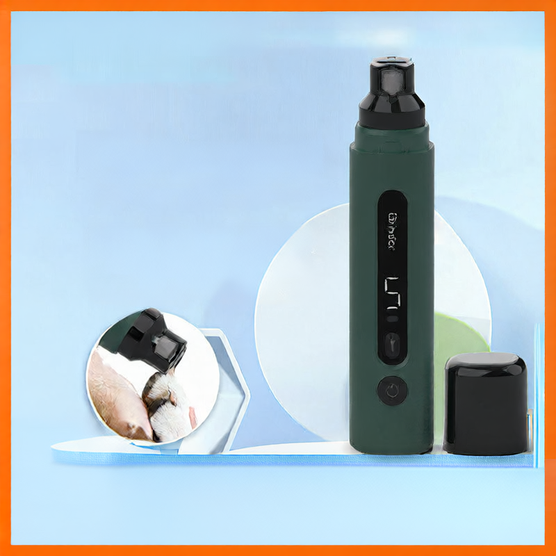 Type-C Rechargeable Pet Nail Grinder with Replacement Head