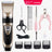 Pet Hair Clipper Set with 4 Limit Combs, Rechargeable Dual Voltage