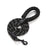 Reflective nylon 1.5m dog lead in dark blue