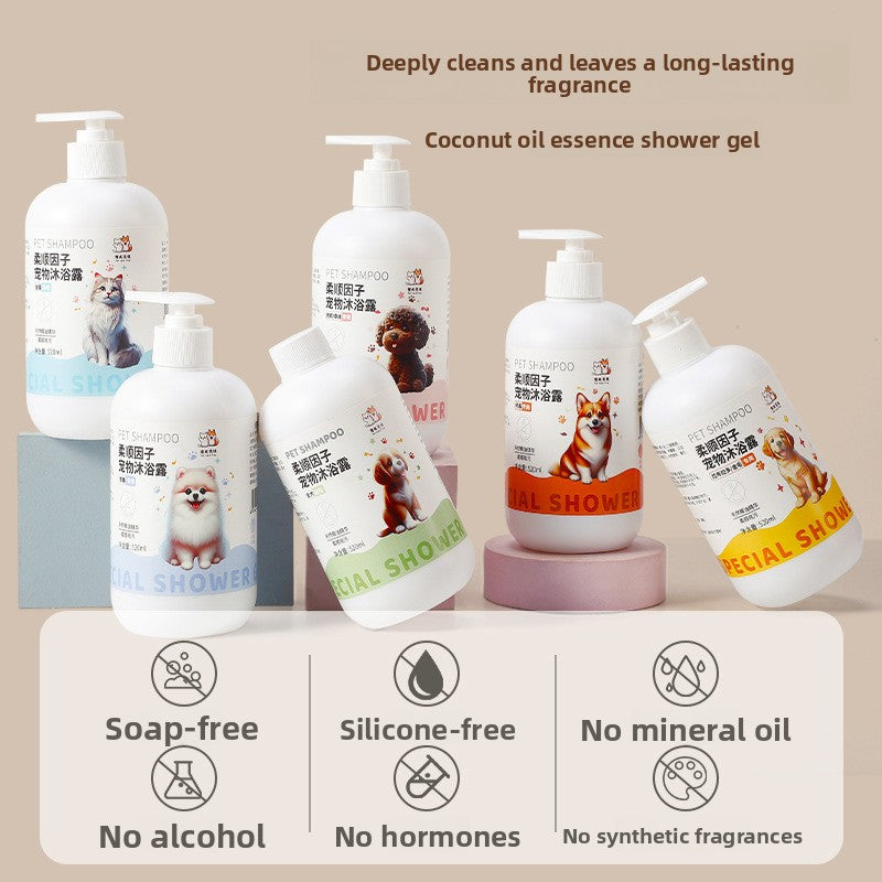 Deodorising Soothing Pet Shampoo for Dogs and Cats, 520ml