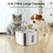 Stainless Steel Pet Water Dispenser with Filtration