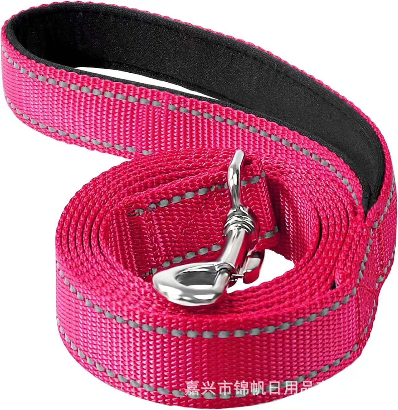 Padded handle dog leads in ten bright colours