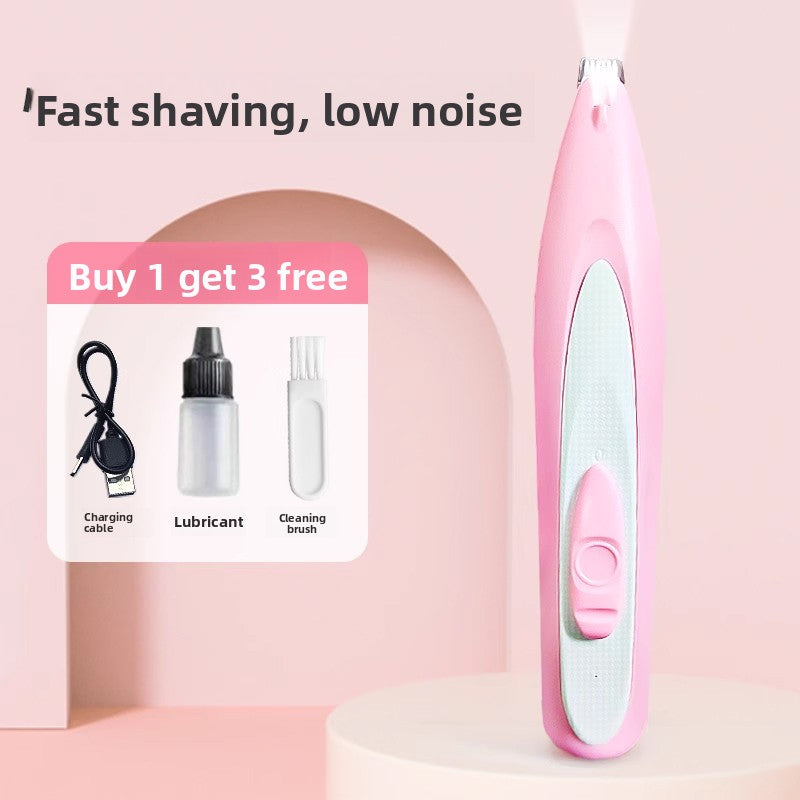 Pet Electric Hair Clipper with LED Light and Low Noise