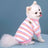 Fleece lined striped dog jumper, available in 9 colours, sizes Small to 2XL, image 36