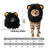 Funny pumpkin and spider Halloween costume for dogs and cats, image 82