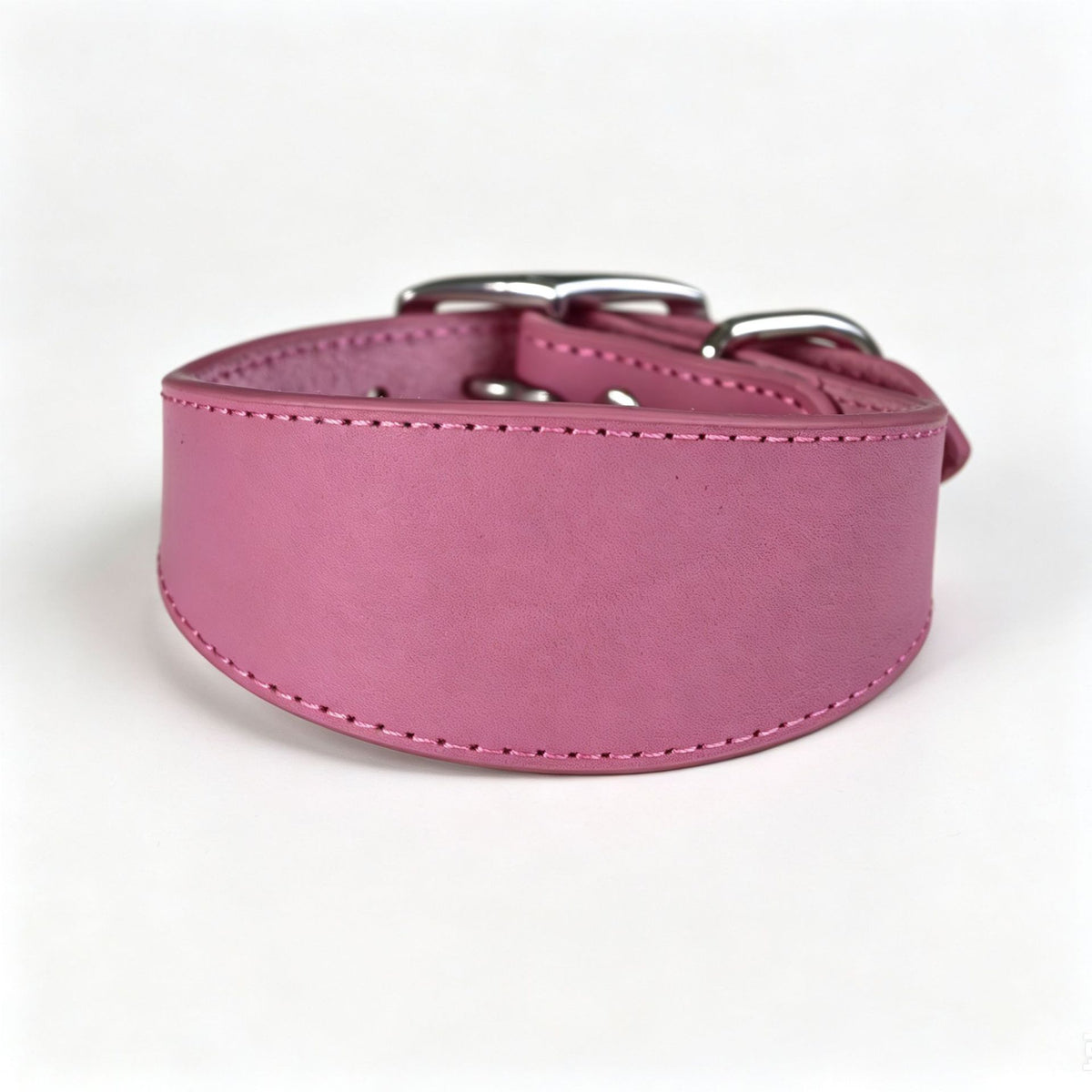 Wide leather collar for small dogs in a rich colour, product image 18