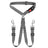 Elastic dog car safety lead in 7 colour options