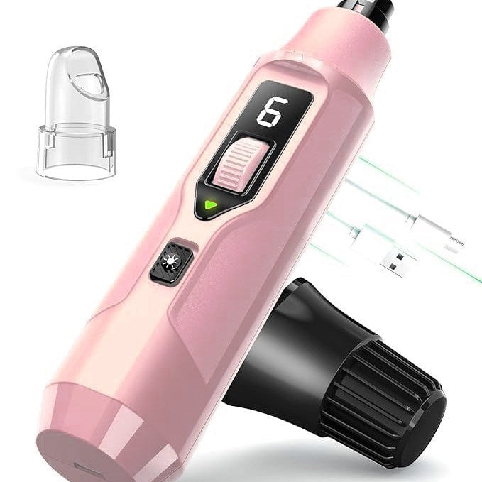 Seven-Speed Pet Nail Grinder with LED Screen and Light