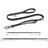 Nylon dog lead with car seat belt clip for large dogs in 7 colour options
