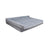 Light grey large dog sofa bed with bolster sides and removable cover, photo 5