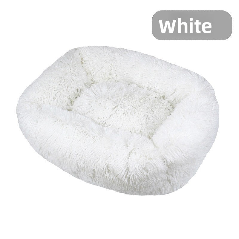 Square long plush pet bed, photo 27 of 65