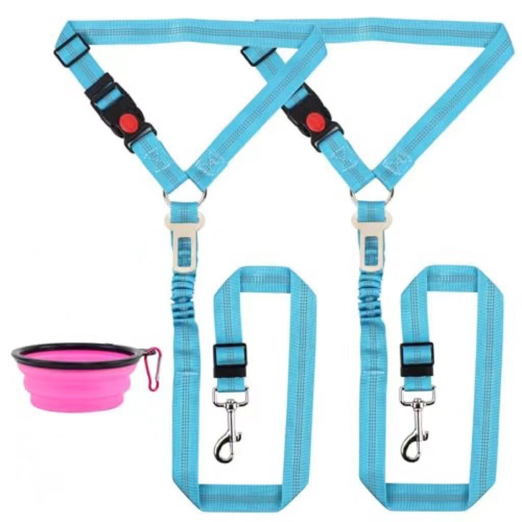 Shock-absorbing bungee lead for large dogs, available from Pet Royale UK
