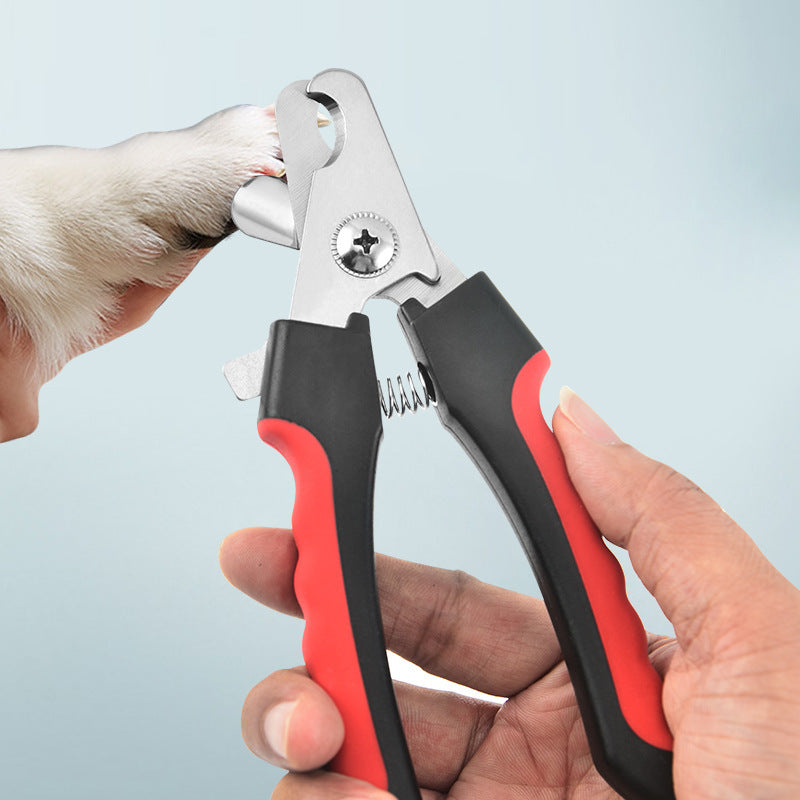 Stainless Steel Pet Nail Clipper Set with Safety Guard