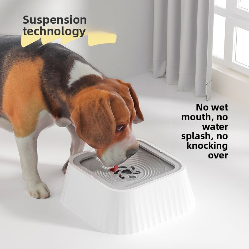 Floating Pet Water Bowl with Anti-Tip Base for Cats and Dogs, Detachable and Easy to Clean