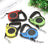 Automatic retractable dog leads shown in five bright colours