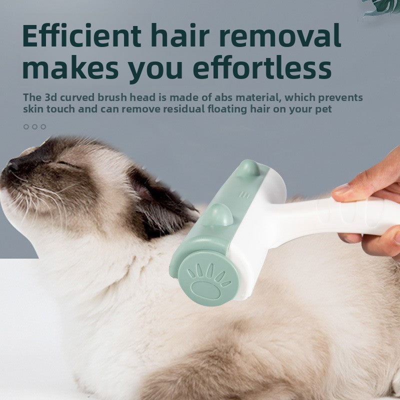 Automatic Pet Hair Remover Roller for Clothes and Sofas, Two-Way Lightweight PP Design