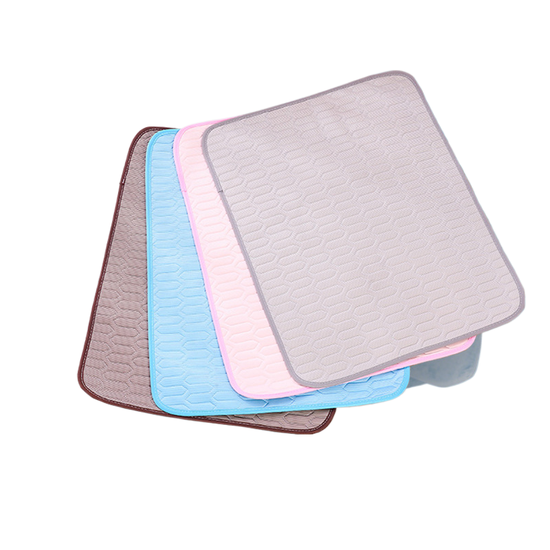 Cooling Ice Silk Mat for Cats, Non-Slip Summer Pad with Latex Layer