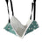 Blue cat print hanging hammock hooked inside a crate