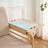 Solid wood cat hammock bed with soft grey cushion, product image 7