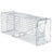 Foldable humane cat trap cage, sizes from Medium 60 x 20 x 18cm