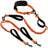Hands-free double dog lead with bungee buffer, product photo