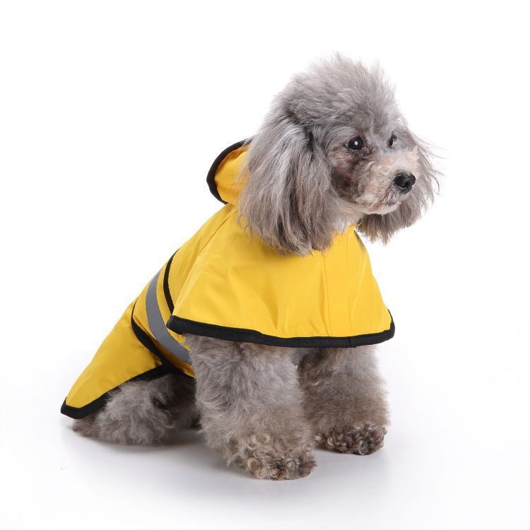 Four leg waterproof dog raincoat, available in 3 colours, sizes Small to 4XL, image 1